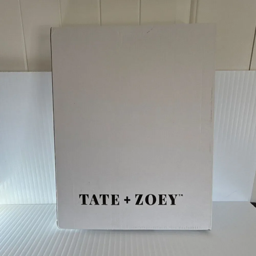 Tate + Zoey Z0178 Bamboo Cutting Board Set w/ Tray & 5-Pc Cheese Knives